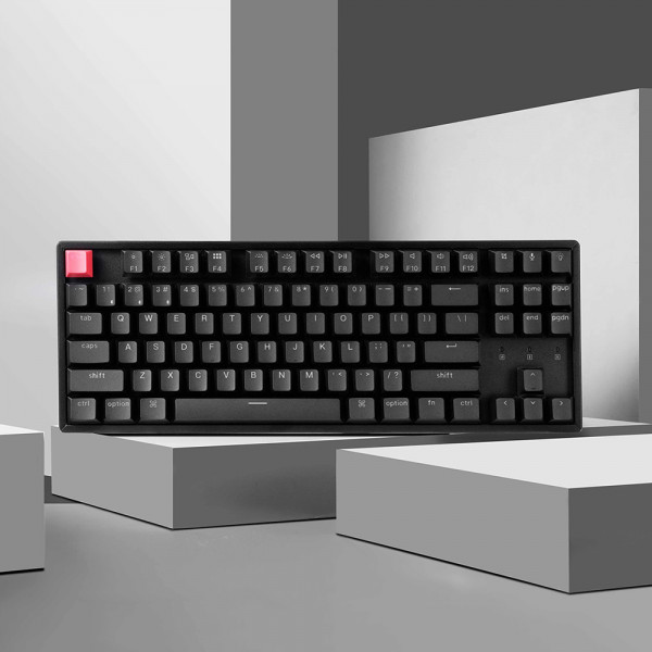 Keychron K8 QMK Wireless (Version 2) White Backlight (Keychron Super Red Switch)